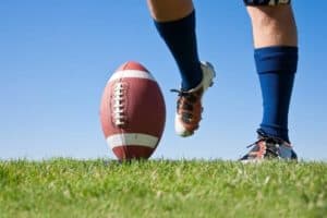 Football about to be punted at Rocky Top Sports World