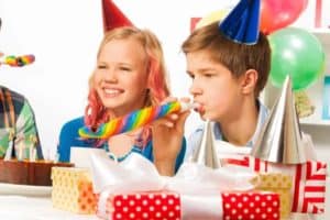 teenagers celebrating a brithday
