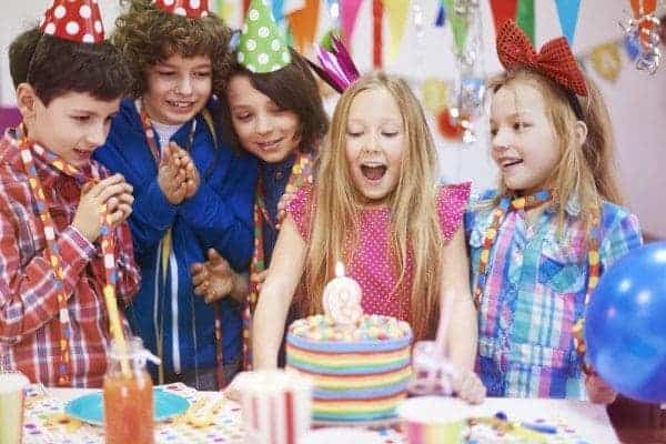 kids at children's birthday party event