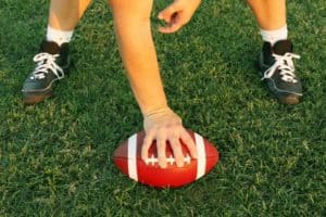 Center with Gatlinburg football outside