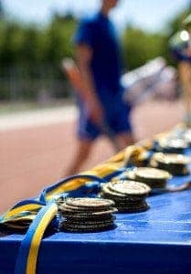 Smoky Mountain sports event medals