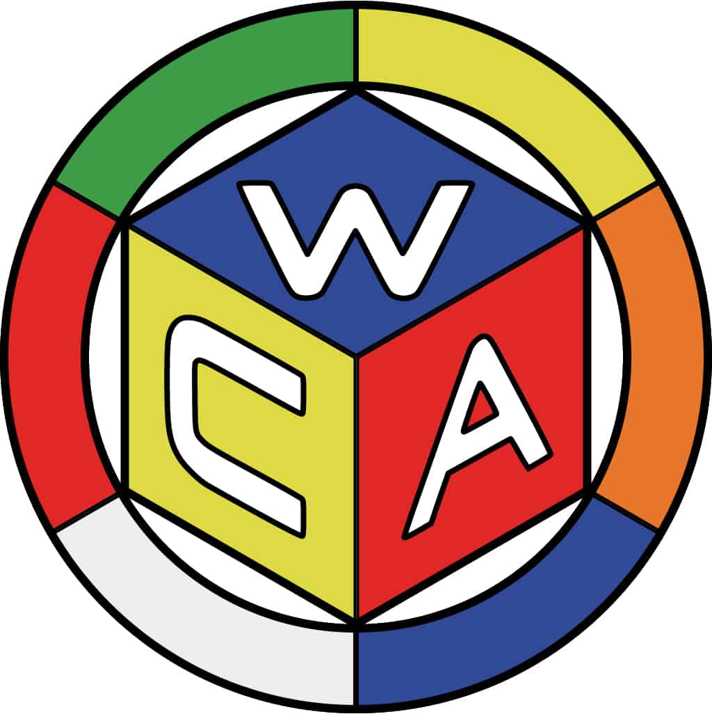 World Cube Association logo colorful