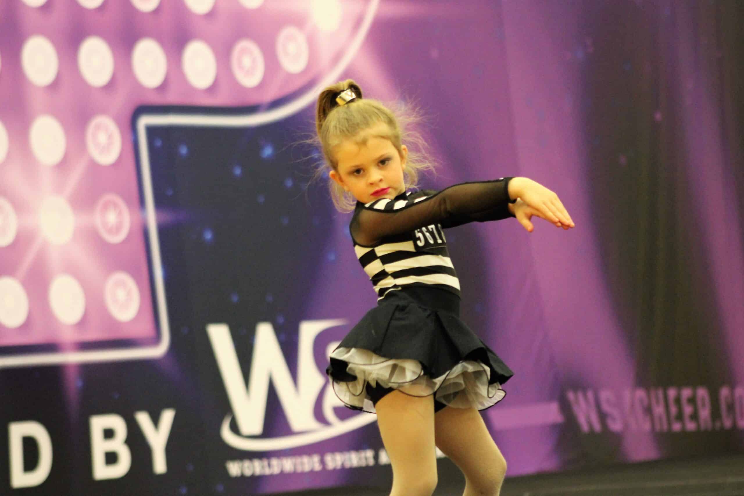 young dancer competing in VIP Gatlinburg